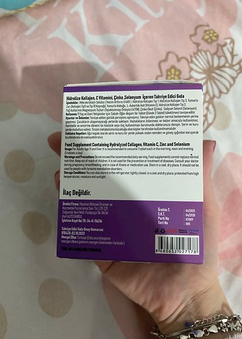 C Vitamini, Çinko ve Selenyum İçeren Kollajen Takviyesi - Görsel 3