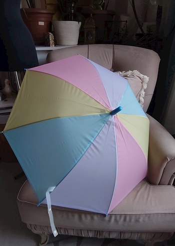 Pastel Renkli Çocuk Şemsiye - Görsel 2