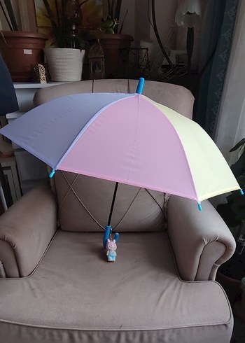 Pastel Renkli Çocuk Şemsiye - Görsel 6