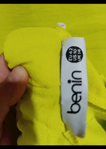 ipekyol Sarı Düğmeli Bol Kesim Bluzu