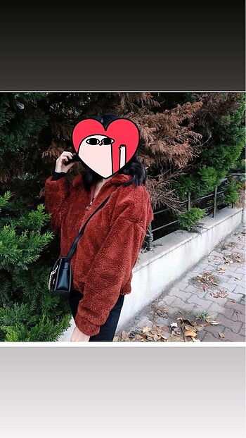 m Beden turuncu Renk Dilvin mont