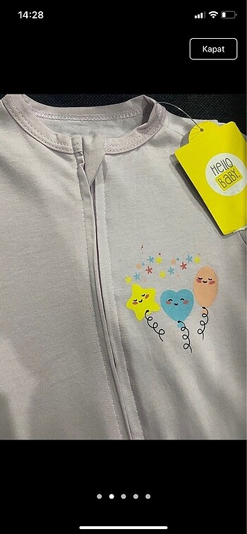 HelloBaby E bebek yazlık tulum