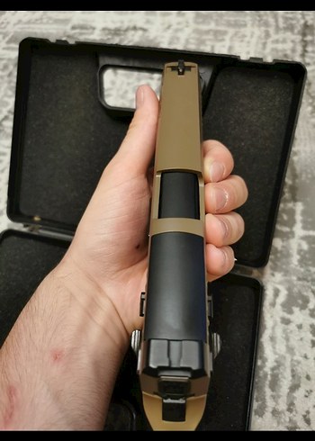 Beden Renk Sig Sauer P320 M17 Desert Blowback Havalı Tabanca