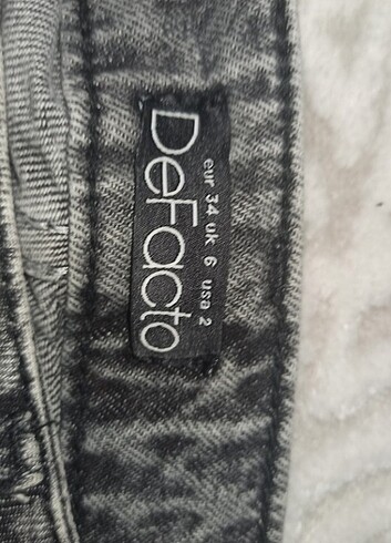 34 Beden DEFACTO GRİ KARGO PANTOLON