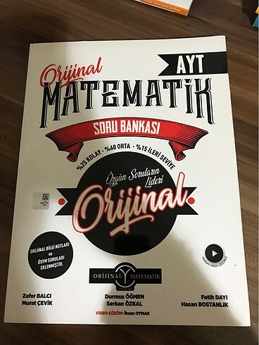 Orijinal yayınları ayt matematik