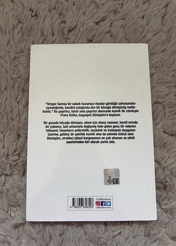  Beden Franz Kafka - Dönüşüm Romanı