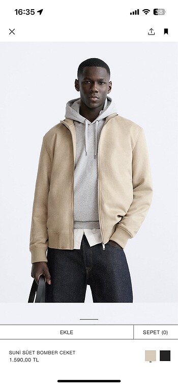 Ceket mont bomber