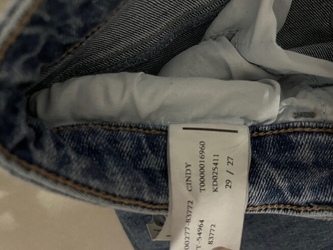 29 Beden mavi Renk Mom jean kadın pantolon