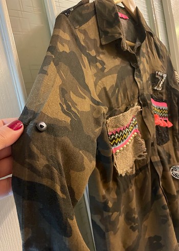 Kamüflaj Desenli Gömlek - Görsel 3