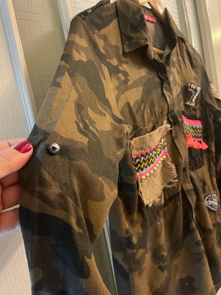 Kamüflaj Desenli Gömlek - Görsel 3