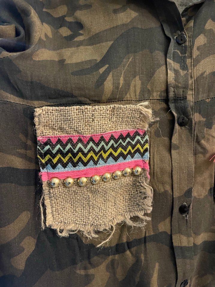 Kamüflaj Desenli Gömlek - Görsel 5