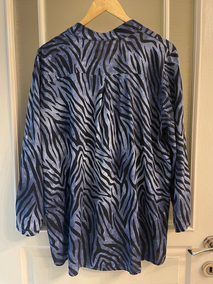 Bohem Zebra Desenli Gömlek - Görsel 2