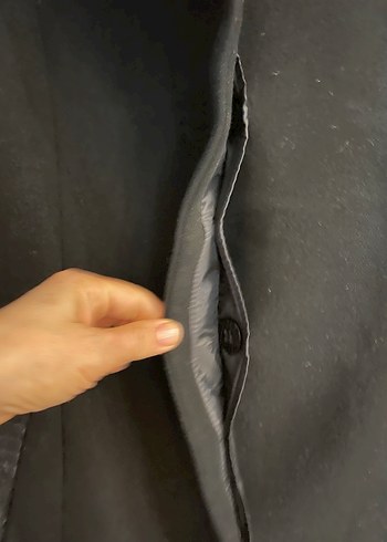 Dik Yakalı Kaşe Kaban - Görsel 3