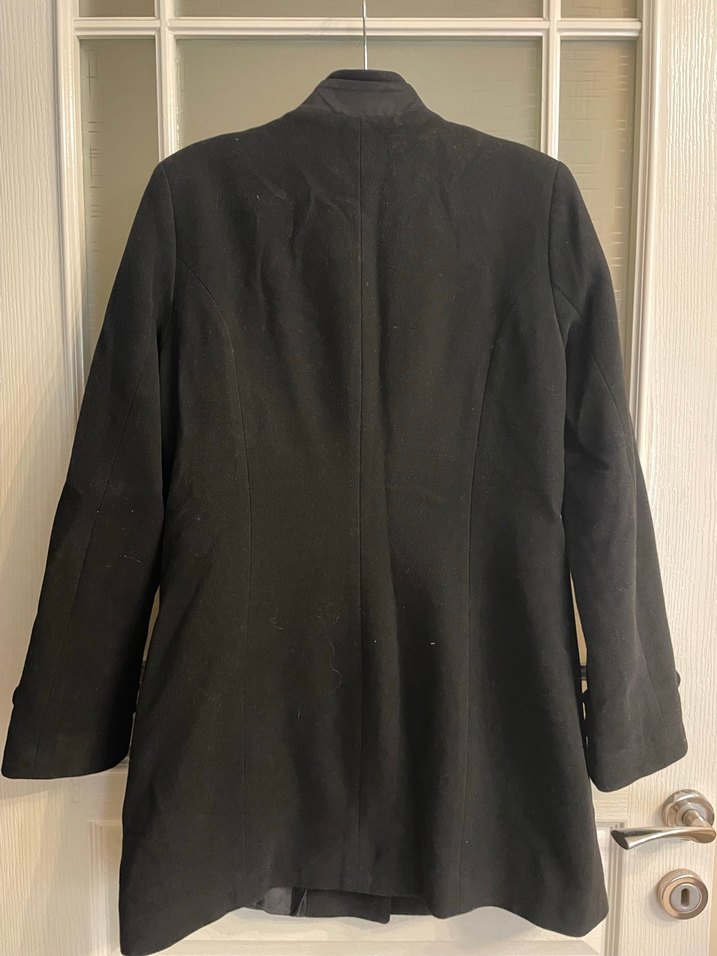 Dik Yakalı Kaşe Kaban - Görsel 2