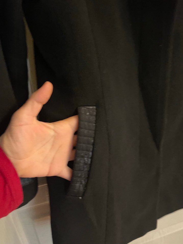 Dik Yakalı Kaşe Kaban - Görsel 4