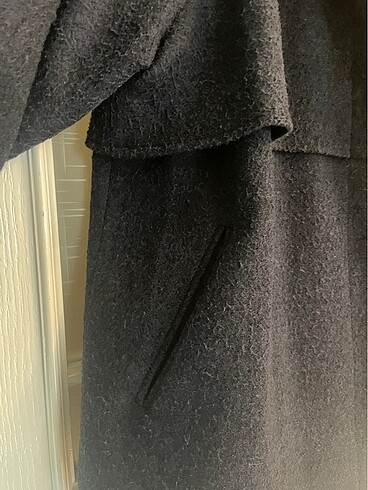 Buklet Kumaş Oversize Kaban - Görsel 6