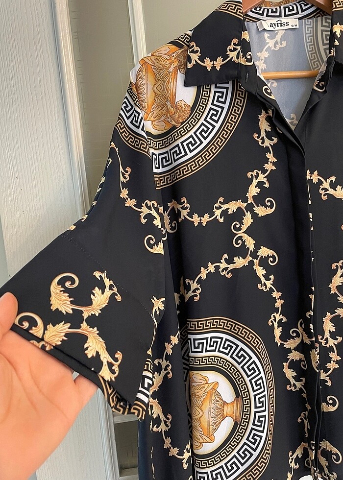 Viskon Salaş Gömlek - Görsel 3