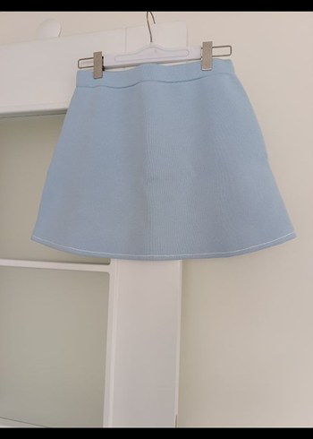 zara Mavi Mini Etek