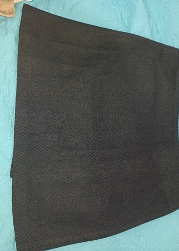 kışlık ön çift yirtmac detay mini etek - Görsel 5