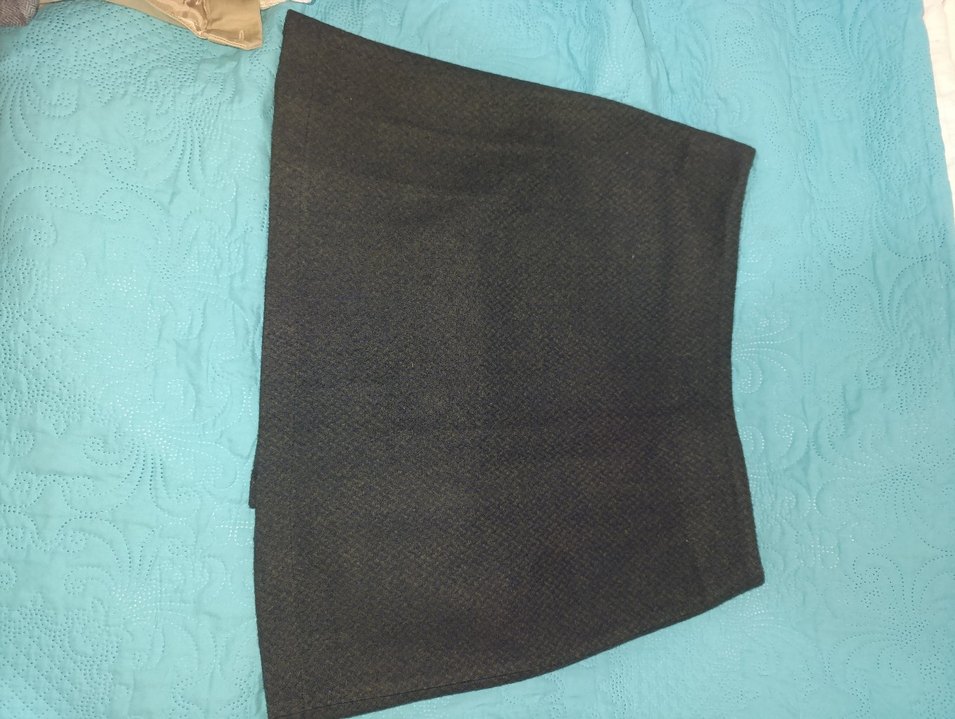 kışlık ön çift yirtmac detay mini etek - Görsel 5