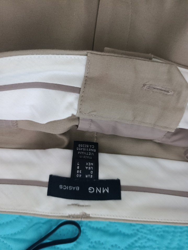 mango bej mini etek - Görsel 3