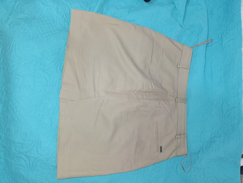 mango bej mini etek - Görsel 2