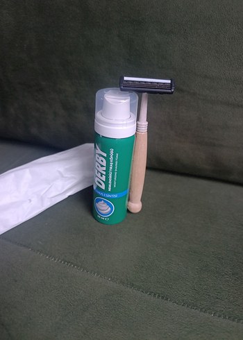 derby Tıraş Köpüğü/bambu saplı tras bicagi - Görsel 3