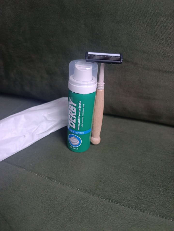 derby Tıraş Köpüğü/bambu saplı tras bicagi - Görsel 3