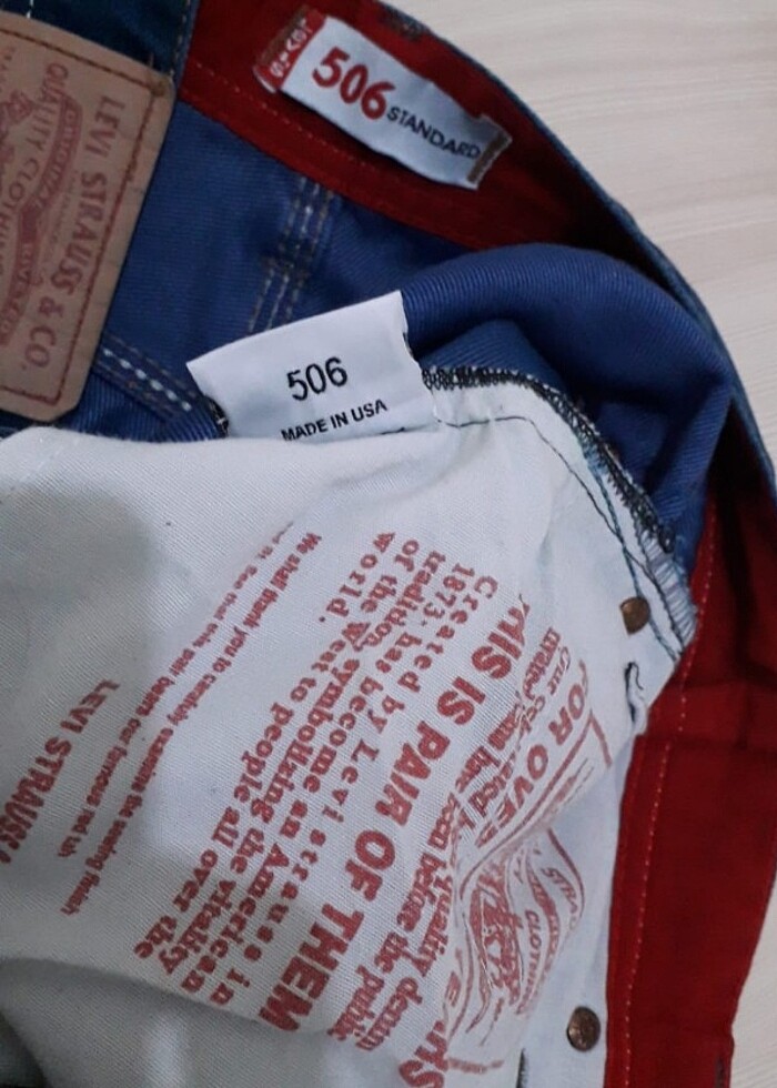 Bay/ levis pantolon  - Görsel 2