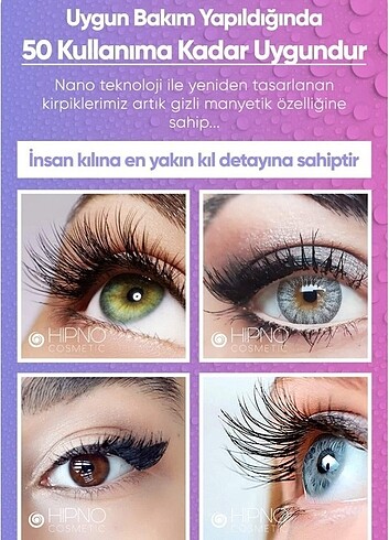 Manyetik Eyeliner 3 D Kirpik 