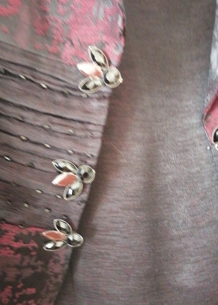 İkili takım Ceket sıfır kol bluz  - Görsel 2