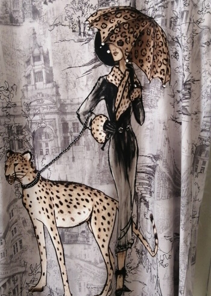 Gri baskılı T-Shirt - Görsel 2