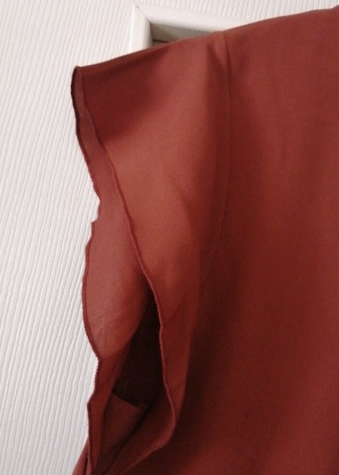 Tarçın Rengi Bluz  - Görsel 2