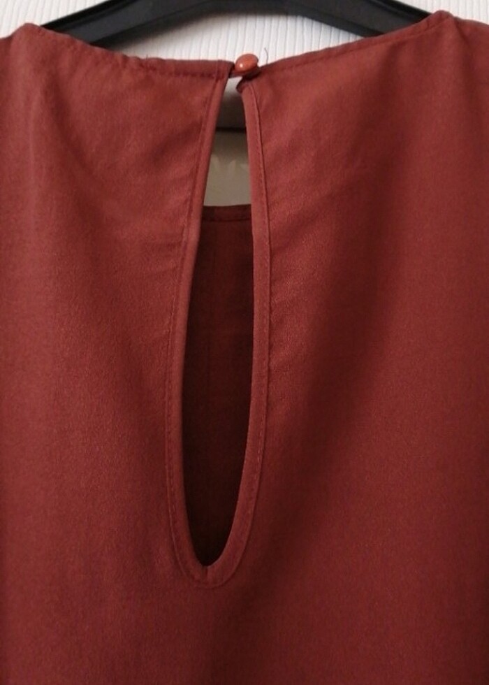 Tarçın Rengi Bluz  - Görsel 3