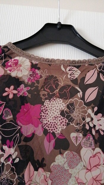 Şifon V Yaka Gömlek - Görsel 6