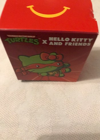  Beden Renk Renkli Hello Kitty x Ninja Kaplumbağalar Figürü