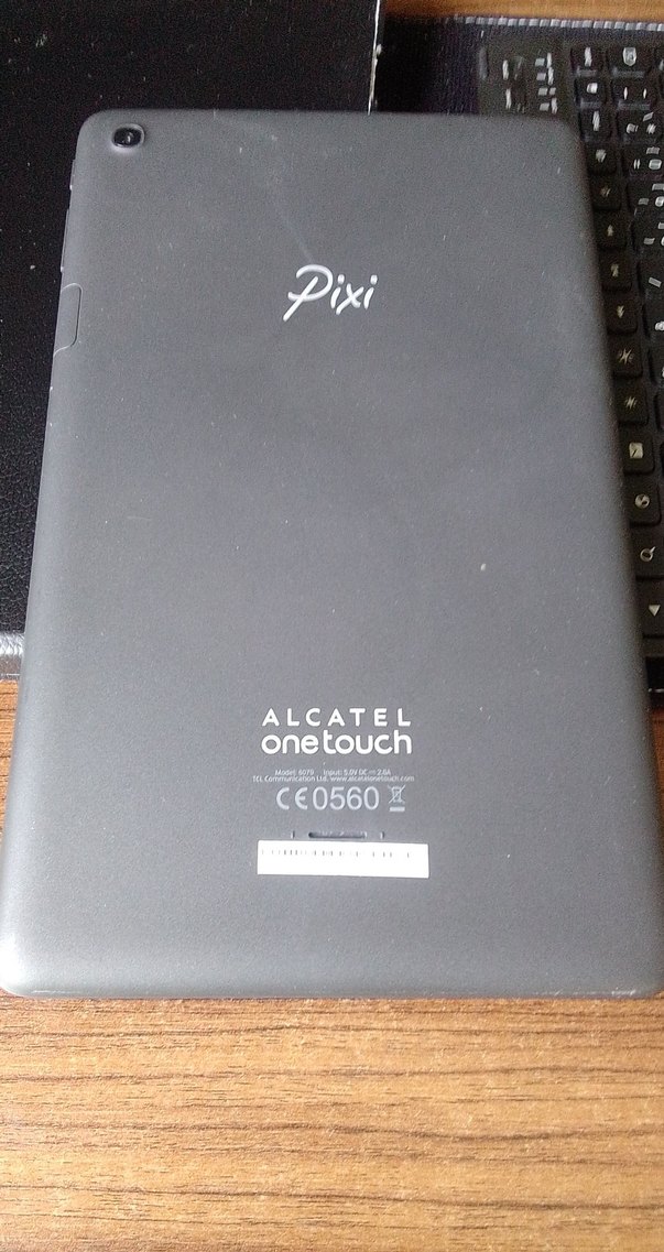 Siyah Alcatel Tablet Klavyesi - Görsel 5