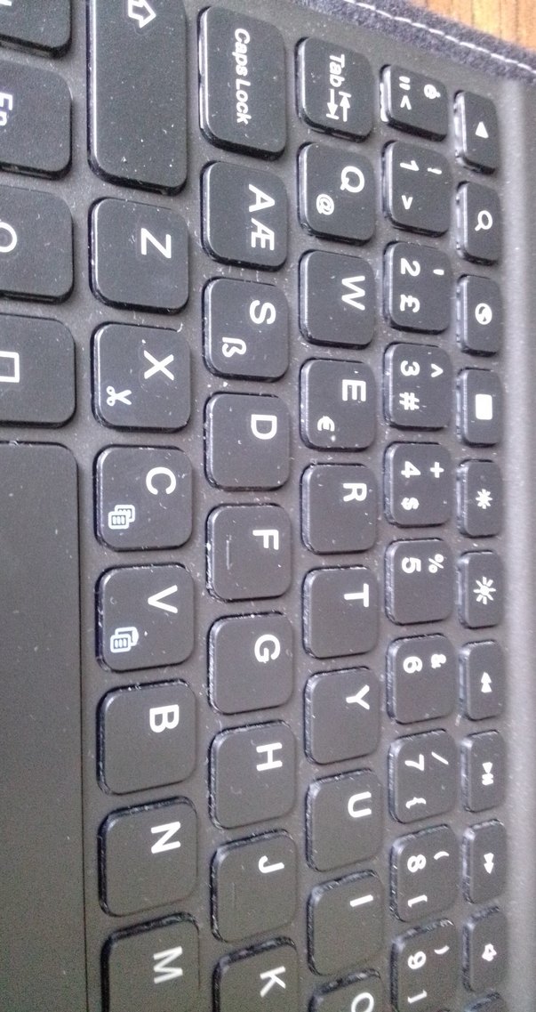 Siyah Alcatel Tablet Klavyesi - Görsel 4