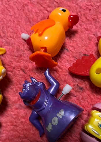 Renkli Kurmalı Hayvan ve Araç Oyuncakları - Görsel 4