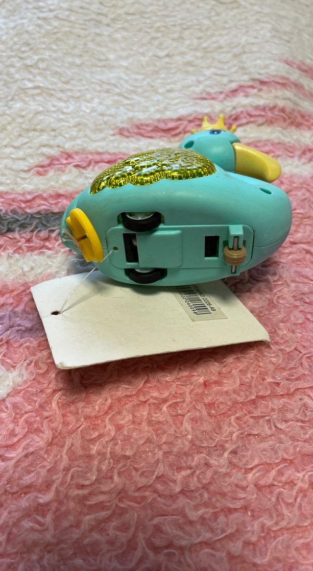 Turkuaz Renkli Taçlı Kuğu oyuncağı - Görsel 3