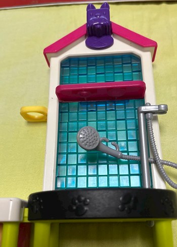 Renkli Barbie Oyuncak Duş ve Dolap Seti - Görsel 5