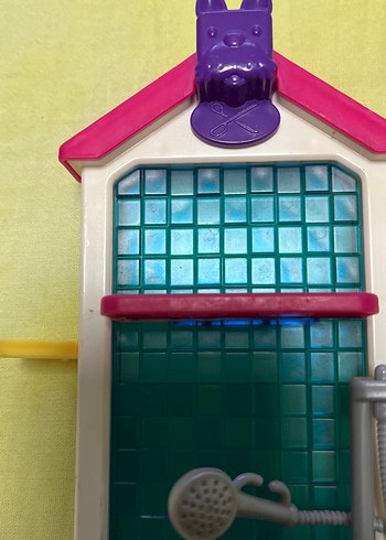 Renkli Barbie Oyuncak Duş ve Dolap Seti - Görsel 2