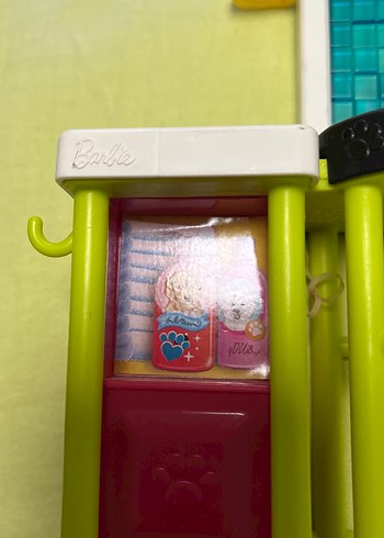 Renkli Barbie Oyuncak Duş ve Dolap Seti - Görsel 3