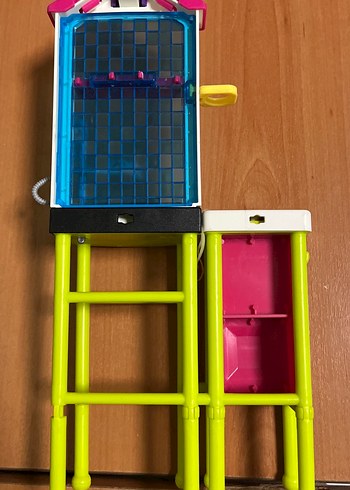 Renkli Barbie Oyuncak Duş ve Dolap Seti - Görsel 7