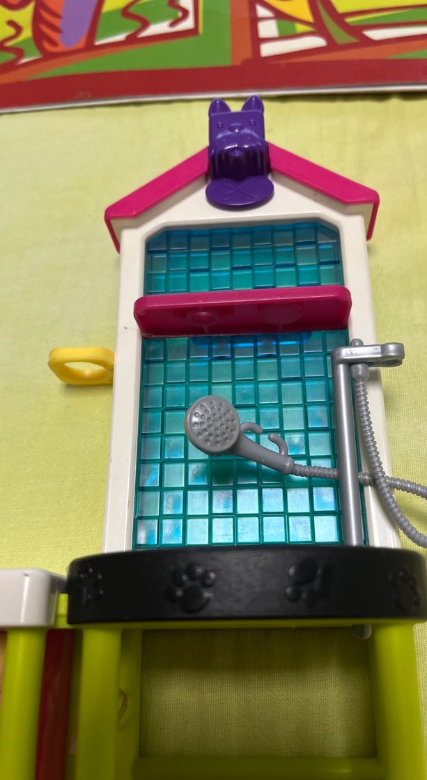 Renkli Barbie Oyuncak Duş ve Dolap Seti - Görsel 5