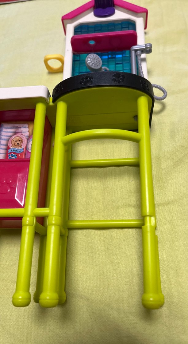 Renkli Barbie Oyuncak Duş ve Dolap Seti - Görsel 4