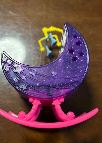 Lps MİNİŞ Mor Sallanan Bebek Beşiği - Görsel 5