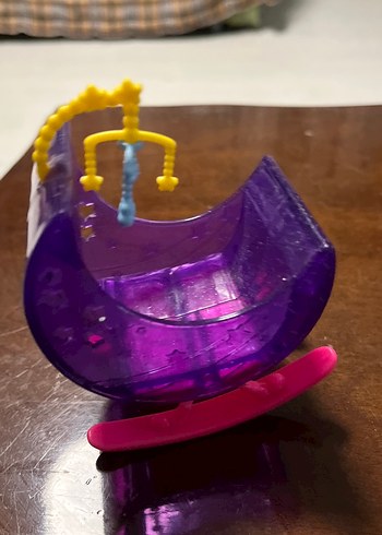 Lps MİNİŞ Mor Sallanan Bebek Beşiği - Görsel 3