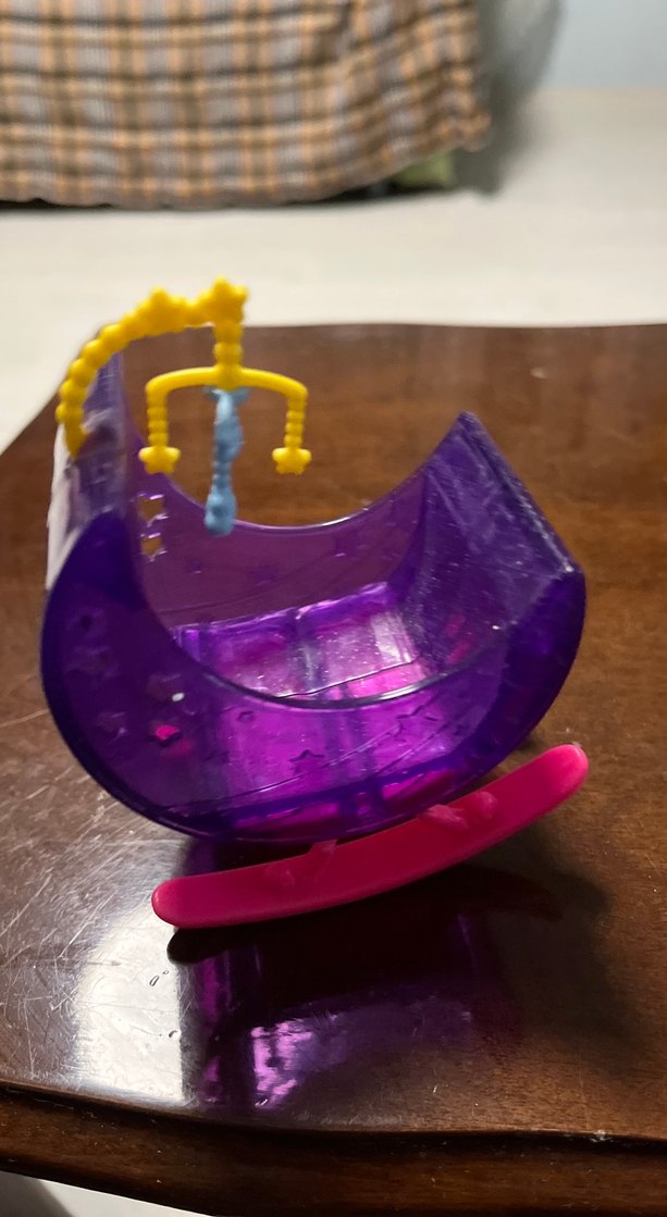 Lps MİNİŞ Mor Sallanan Bebek Beşiği - Görsel 3