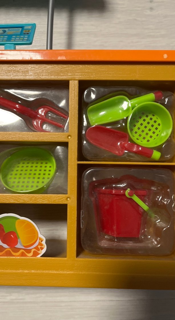 Çocuklar için Renkli Raf ve Mutfak Oyuncak Seti - Görsel 4